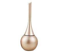 Ronghai Modern Toilet Brush & Holder, Stainless Steel Bowl Base ABS Handle Detachable Toilet Cleaning Set (Champagne Gold)