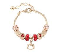 rongji jewelry Cute kawaii anime bracelet, cartoon sweet bow bracelet, birthday Christmas accessory gift for lady, daughter, granddaughter, One Size, Beads, no gemstone