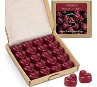 RongRao 20 Pcs Black Cherry Wax Melts, Handmade Scented Wax Melts for Home Fragrance, Scented Candle Gifts Set for Women, Christmas, Valentine's Day, Mother's Day, and Set The Scene for Memorial Day