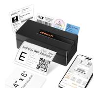 Rongta 4x6 Bluetooth Thermal Shipping Label Printer RP425A (Black)