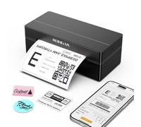 Rongta Bluetooth Thermal Shipping Label Printer, Wireless 4 X 6 For Postage, Address, Compatible With Evri, Royal Mail, (Rp 425)