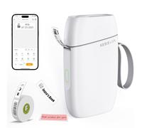 Rongta Mini Label Maker Machine with Tape Bluetooth Sticker Printer Wireless Handheld Label Makers with Multiple Templates for Office Home School Organization (White)
