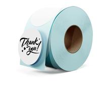 Rongta Three Proof Direct Thermal Shipping Labels, Permanent Adhesive, Clear Printing, Commercial Grade, φ50 mm, 750pcs(XBUK3L-2)
