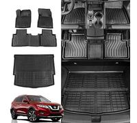 Rongtaod Floor Mats Compatible with 2021 2022 2023 Nissan Rogue Trunk Mat Cargo Mat Cargo Liner All Weather Trunk Liner Rogue Accessories (Trunk Mat+Floor Mats)