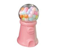 rongweiwang 1/12 Doll House Candy Machine Model Scene Decor Adds Excitement To Mini House DIY Customization Kids Which Is Decorative And Unique Miniature Candy Machine 1/12 Doll Decor Toy , Pink , 3cm