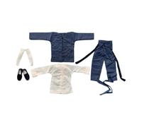 rongweiwang 1/6 Scale Clothing Figures Doll Clothes Toys Fun and Engaging Assembly for Collectors 1/6 Scale Top Coat with Pants Model for Action Figures. for 12 Inch Action Figure Body. Kung Fu