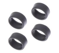 rongweiwang 1/64 Scale Rubber Tire Replacement Set For RC Cars DIY Crafting And Model Vehicle Upgrades Suitable For Most 164 Car Model Modifications. Of Little Accessory Is Not, flat tire, 1.3cm