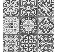 rongweiwang 20pack/lot Easy-to-Apply Tile Wall Stickers for Non-Damaging Bathroom Makeover Wall Tile Paper Sticker PVC, CRY019