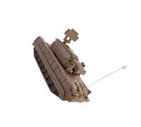 rongweiwang 3 DIY Simulation Vehicle Tank Model Toy Gifts Vehicle Model Kits Feature High Simulation Fine Details For Collectors Tank Building Kits Collection Gift, Yellow, 12.3x5.2x7.5cm