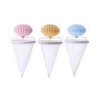 rongweiwang 3pack/lot Floating Object Net Bag Capturing Fine Particles To Clothes Cleaner Clothing Cleaning Accessories PP