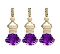 rongweiwang 3pieces Safely Refresh Any Room With Non-Toxic Car Air Freshener Long-lasting Scent Car Air Freshener Perfume Fragrance, Purple lavender