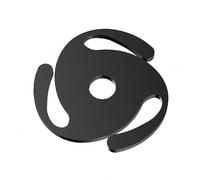 rongweiwang 45 Adapter All Aluminum, 45 - turn, Precision Accessories for The Easy for Operation - Ideal 1. - inch Record Players, black