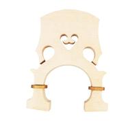 rongweiwang Adjustable Upright Bass Bridge Parts Premium Maple Wood Height Customization Durable In Adjusts Height By Swirling Screws. Free For Higher Or Lower Strings To