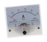 rongweiwang Ammeter Current Panel Meter Accurate AC Ammeter Ampere Meter Analog For Electrical Current Measurement 2.5 Accuracy Class Error Margin /- 2.5
