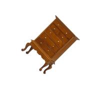 rongweiwang Artfully Crafted Mini Dollhouse Display Cabinet Bedroom Decor 1 12 Dollhouse 5 Drawer Dresser Showcases Exceptional Craftsmanship Miniature Display Cabinet Bedroom Decor