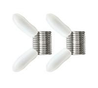 rongweiwang Bead Stoppers Bead Stoppers For Jewelry Making Spring Clip Dependable Stopper Spring Tool Stainless Steel Clamp Bracelet Making Jewelry Beading Stringing Tools