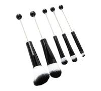 rongweiwang Beadable Makeup Brushes Set Professional Travel Makeup Brushes Tool Multi Functional Girlfriend Lightweight Experience Beaded Eyeshadow Brush Eyebrow DIY Portable