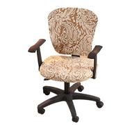 rongweiwang Beautiful Chair Seat Covers for Luxurious Seating Experience Stretch Office Chair Cover Polyester Computer Chair Cover, Phoenix Tail