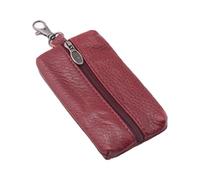 rongweiwang Bellroy Key Cover Pouch RFID Blocking Key Holder Wallet For Keys Unisex Leather Key Case Wallet Pouch Bag Keychain, A