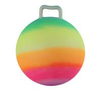 rongweiwang Bouncing Ball Fun Jumping Ball Rainbow Colors Helps Improve Coordination And Attention In Children Playing With Requires Hand Eye Coordination And Physical Movement