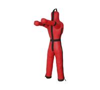 rongweiwang Boxing Dummy Wrestling Dummy For Adults Versatile Training Tool MMA Grappling Bag Punching Cover Un-Filled Taekwondo Karate Practice For Men, Red, 180cm