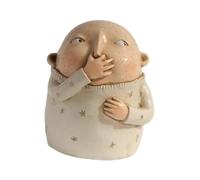 rongweiwang Boy Holding Nose Bathroom Statue for Creative Gift Cute Decor Bathroom Counter Or Shelf Not Easy To Deform Restroom Accessory Interesting Gift Weird Decor
