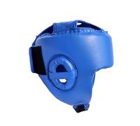 rongweiwang Breathable Face Protector MMA Full Coverage Karate Sparring Boxing Headgear Adjustable Padded Comfort MMA Full Coverage Karate Sparring Sanda Grappling, blue