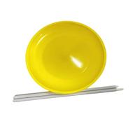 rongweiwang Captivating Juggling Rotating Plate With Sticks Engaging Performance Props Sturdy Solid Easy To Attractive For Skill Practice Rotating Plate Stage Performance Acrobatics