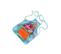 rongweiwang Children Awareness Apron Human Organs 3D Model Learning Tool Supporting Growth In Kids Understanding Of Body Organs Children Learning Apron For Kids Painting Cooking , blue , 30.8x35.7cm