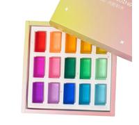 rongweiwang Children Learning Color Light Shadow Stacking Toy Rainbow Building Blocks Set To Imaginative Play With Unique Transparent Designs Under Sunlight. Acrylic Cubes , 15 pcs