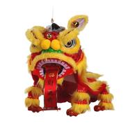 rongweiwang Chinese Marionette Lion Toy Festive Decoration for Celebrating Traditions Enhancing Joy in Any Gathering Space Handmade Decoration Arts for Women Men Girls Boys