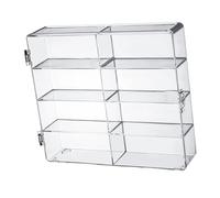 rongweiwang Clear Display Case Collectibles Action Figures Effective Storage Clever Organization Clear Visibility Display Case Acrylic Box Cases Collectibles Anime
