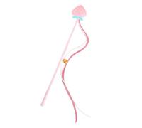 rongweiwang Colorful Interactive Kitty Cat Teaser Wand Stick For Structured Play And Chewing Enjoyment With Bell Features Accompany Activity IQ Improving Educational Toys