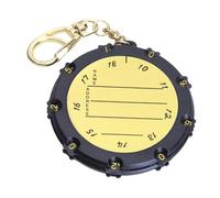 rongweiwang Compact Golf Score Keeper Handy Golf Stroke Counter Offer Flexible Practice Score Counter Practical Access Scoring Tag Stroke Scoring Tool Device