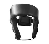 rongweiwang Complete MMA Headgear Full Coverage Breathable Suitability For Kids Boys Adults In Boxing Training MMA Full Coverage Karate Sparring Sanda Grappling, Black, Adults