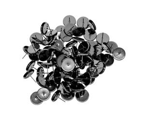 rongweiwang Copper Stud Earring Blanks Blank Bezel Setting Base Craft Unique Stud Earrings Effortlessly With Bezel Settings Gemstone Cabochon Or Something Else Like