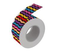 rongweiwang Cute Bulletin Board Border Chalkboard Stylish Designed To Catch Attention With Colorful Rolled Border Patterns Decor Every Season Bulletin Board White Home Office Wall Art