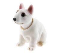 rongweiwang Cute Dog Car Ornaments Dog Lover Gift for Creative Dashboard Figures Shaking Head Car Ornaments Decorative Piece Home Decoration Tabletop Room Auto Interior Decor, Style J