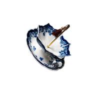 rongweiwang Decorative Tea Filter Infuser Set with Stunning Ceramic Tea Strainer Leak Prevention Creative Umbrella Infuser Well Crafted and Detailed Carvings Vivid Appearance