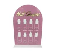 rongweiwang Display Stand Manicure Beautifully Showcases Nail Colors And Designs Nail Lovers Or Beauty Enthusiasts False Tip Showing Holder Art Accessory, Style B