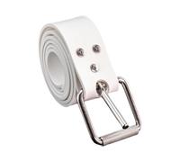 rongweiwang Diver Snorkeler Empty Weights Holder Diving Weight Belt Durable And Adjustable For Various Activities Diver Snorkeler Empty Weights Holder Weight Belt, White, 135cm