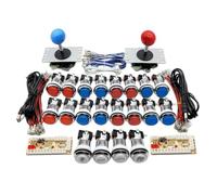 rongweiwang DIY Arcade Joystick Kit 5P Joystick With Button For Zero Delay Gaming Experience 2 Player Arcade Games DIY Android