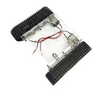 rongweiwang DIY Robot Kits Tank Car Chassis Alloy Chassis High Power Motor Shock Absorption Education Science Toy 300RPM/Minute When Voltage At 12V Or Smart Car DIY With Good Damping