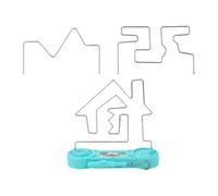 rongweiwang Dont Buzz Wire Game Educational Toy Focus Skills Electric Interactive Toys Fun Learning Activity For All Ages Trick Game Interactive Wire Classic For Kids