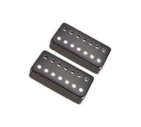 rongweiwang Double Coil Pickup Cover 7 String Guitar Pickup Cover Shell Lid Durable Electric Guitar Replacement Parts Electric 14 Holes, Black, 79.8x38.5x19mm