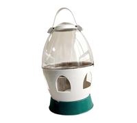 rongweiwang Drinker Quail Chicken Water Dispenser Feeding Parrot Parakeet Water Pot Container Portable Backyard Keeping Fresh Pot Container Portable Backyard Drinking, Gray, 2L