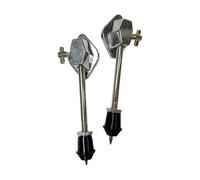 rongweiwang Drum Fitting Bass Drum Leg Floor Tom Feet With Anti Slip Features Stability For Musicians On Stage Only To Wipe Gently Damp Cloth Anti Skid Feet Percussion Parts Support Leg, short