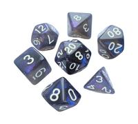 rongweiwang Durable Acrylic Role Playing Game Dices Tabletop Games Offers Storage Solutions With 7 Unique Dices Easy Reading And Viewing. Set Are Made Of Acrylic