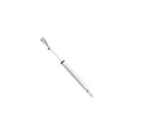 rongweiwang Durable Adjustable Door Closer Pneumatic Heavy Duty Excellent Suitable for Home Improvement Projects Pneumatic Closer Aluminum Alloy Easy Installation, White Not Flush, 32mm