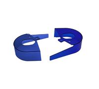 rongweiwang Durable Bicycle Chain Cover Premium Waterproof Fits Road Mountain Bikes Against Sand Water Splashes Outdoor Biking Riding Cycling Bicycling Accesory, Blue, 11.7x10.4x3.2cm